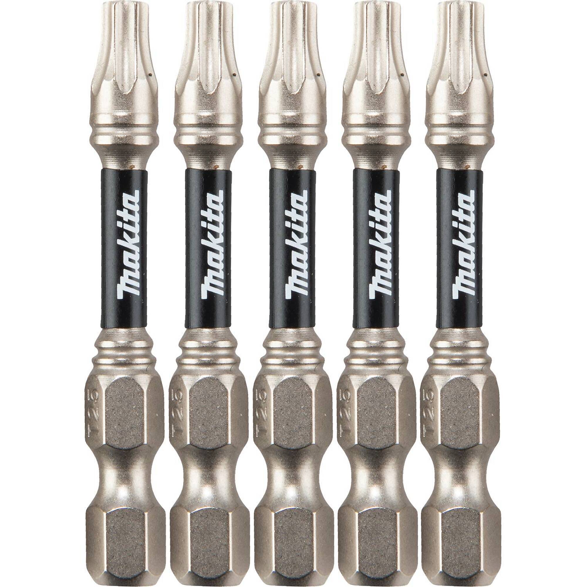 Makita® Impact XPS® T25 Torx, 2" Power Bit, 5/Pk, Model# T-05197